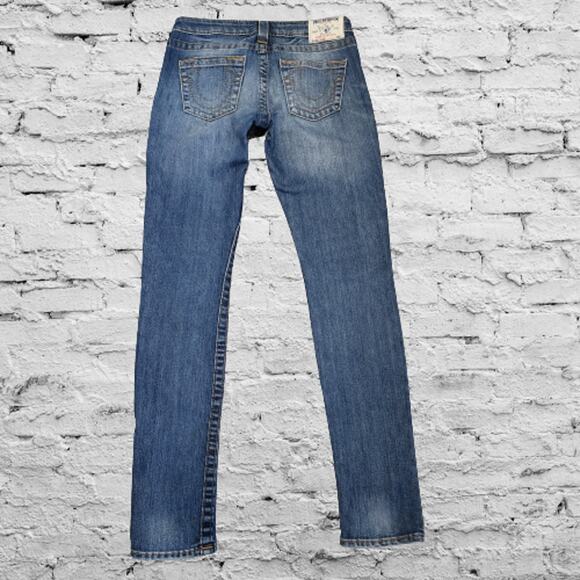 True Religion Skinny Jeans Size 27 EUC medium wash - Picture 1 of 9